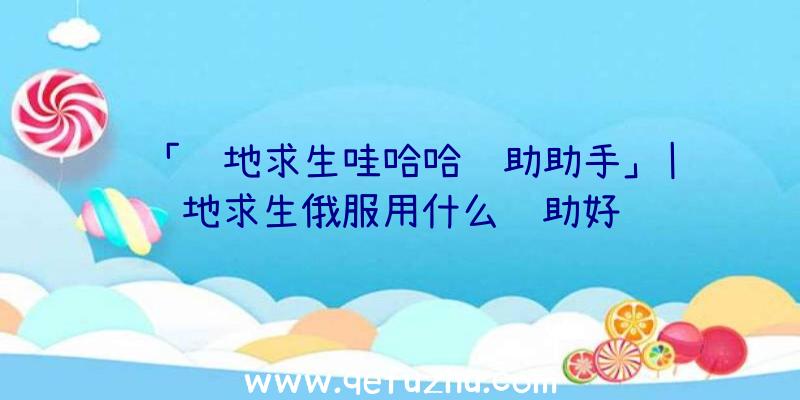 「绝地求生哇哈哈辅助助手」|绝地求生俄服用什么辅助好